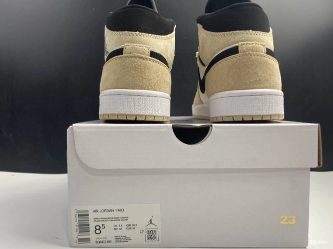 Reps TBK Mid Jordan -800 1 BQ6472 Orange' Air 'Barely 0723